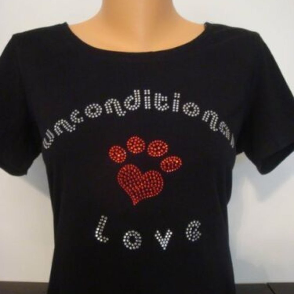 Heart Rhinestone shirt
